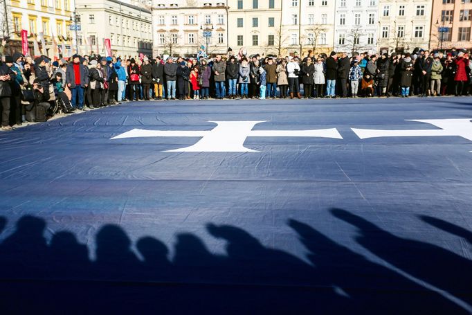 Pohřeb zavražděného starosty Gdaňsku Pawela Adamowicze.