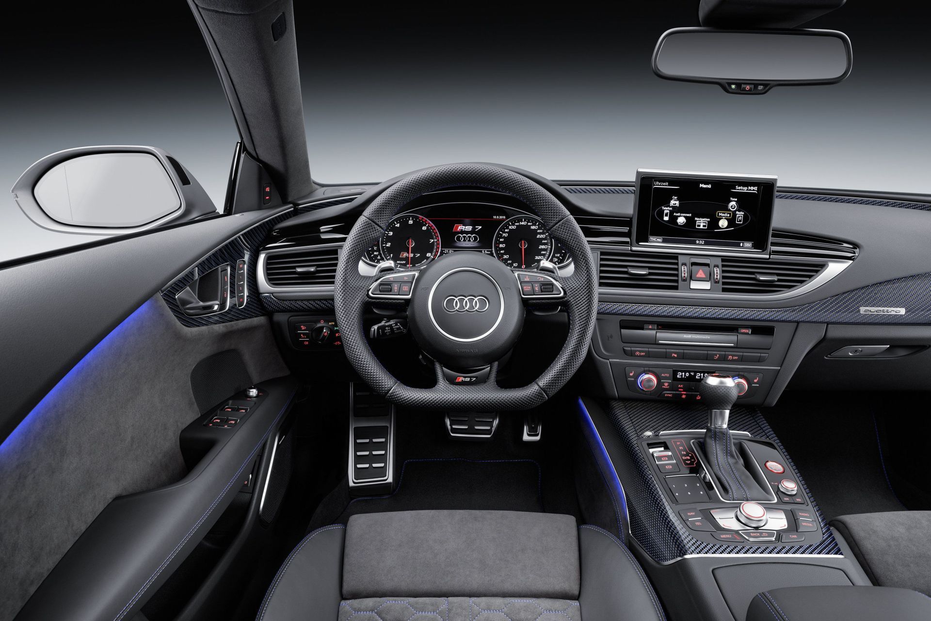 Audi RS6 Avant Performance 2015 - interiér
