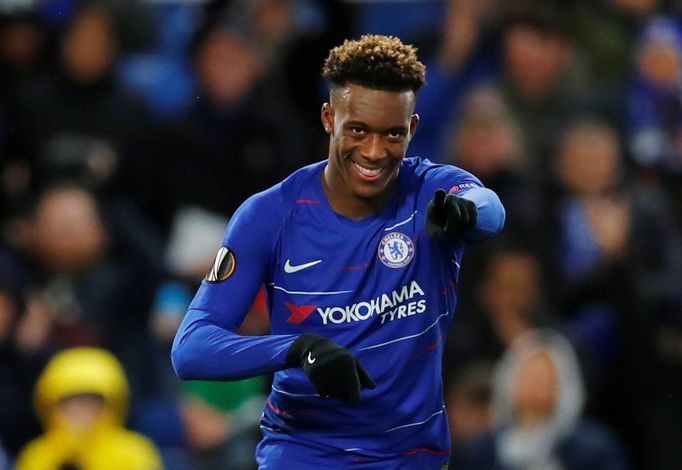 FILE PHOTO: Soccer Football - Europa League - Round of 16 First Leg - Chelsea v Dynamo Kiev - Stamford Bridge, London, Britain - March 7, 2019  Chelsea's Callum Hudson-Od