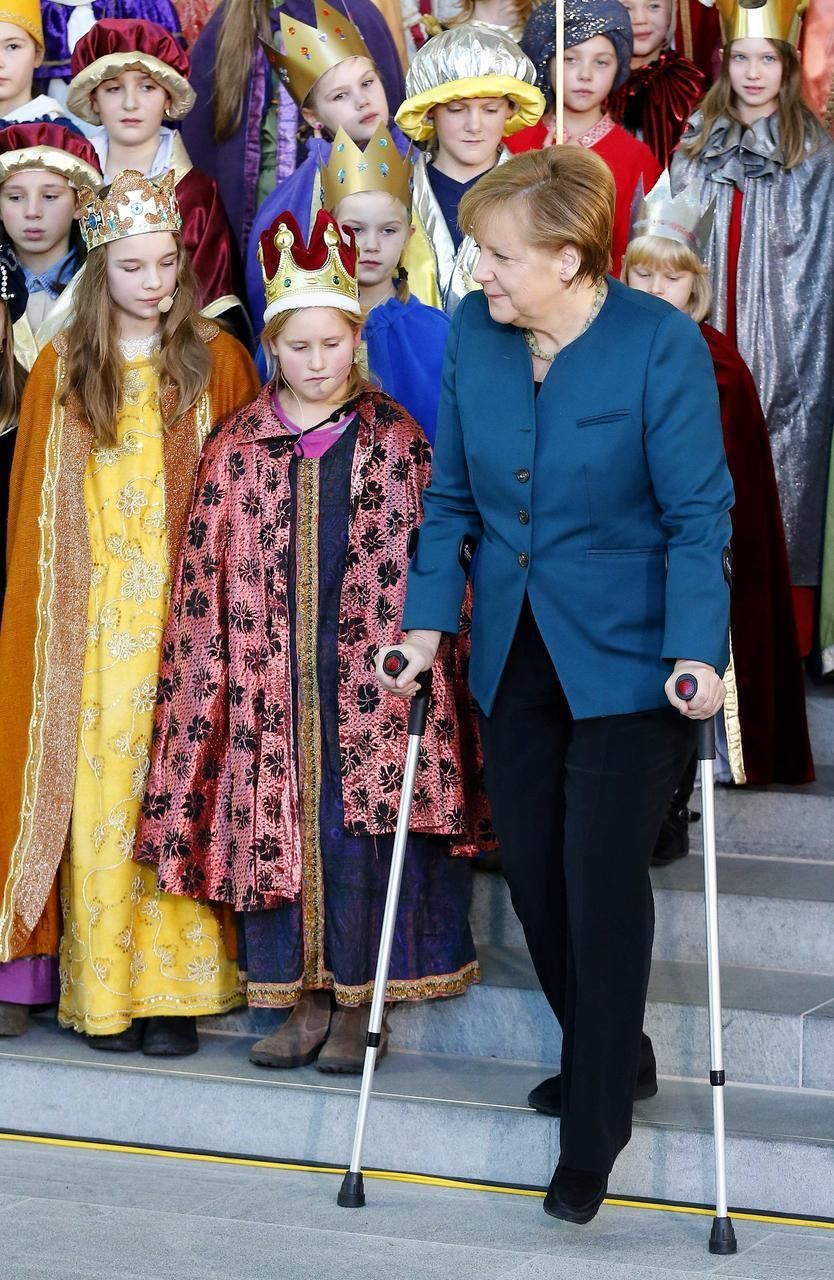 Angela Merkelová o berlích
