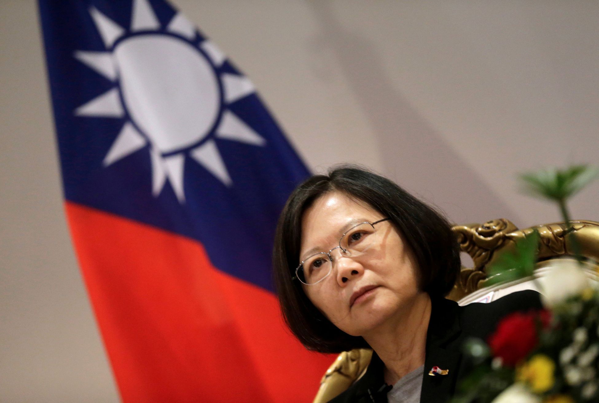 tchajwanska prezidentka Cchaj Jing-wen
