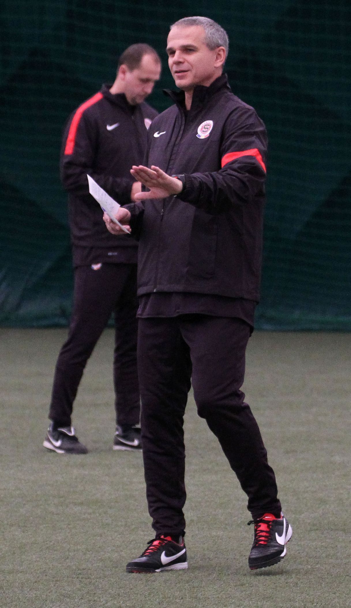 Sparta během zimní přípravy v roce 2013 (Lavička)