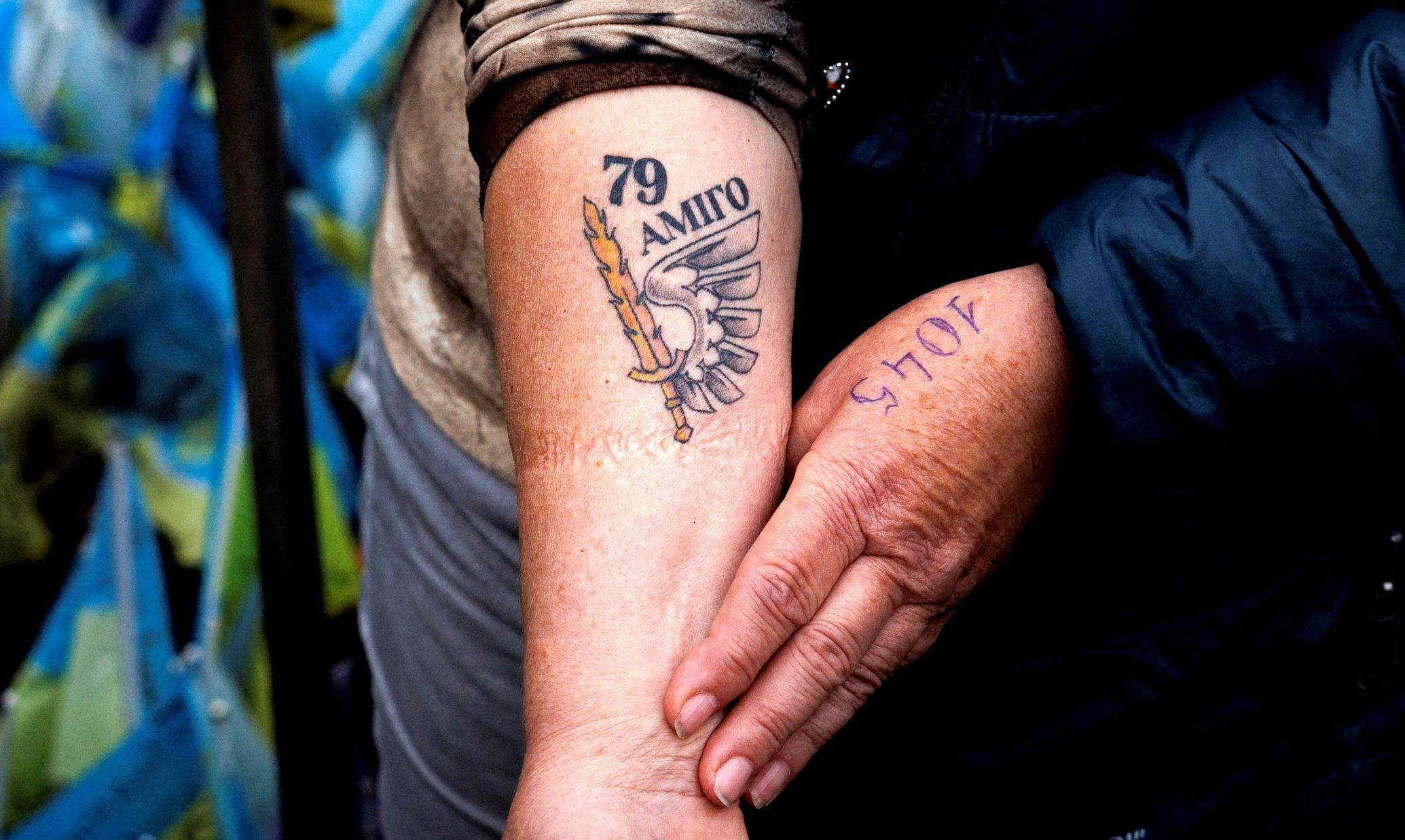 Ukrajina, válka, Rusko, pozůstalí, tetování, terapie