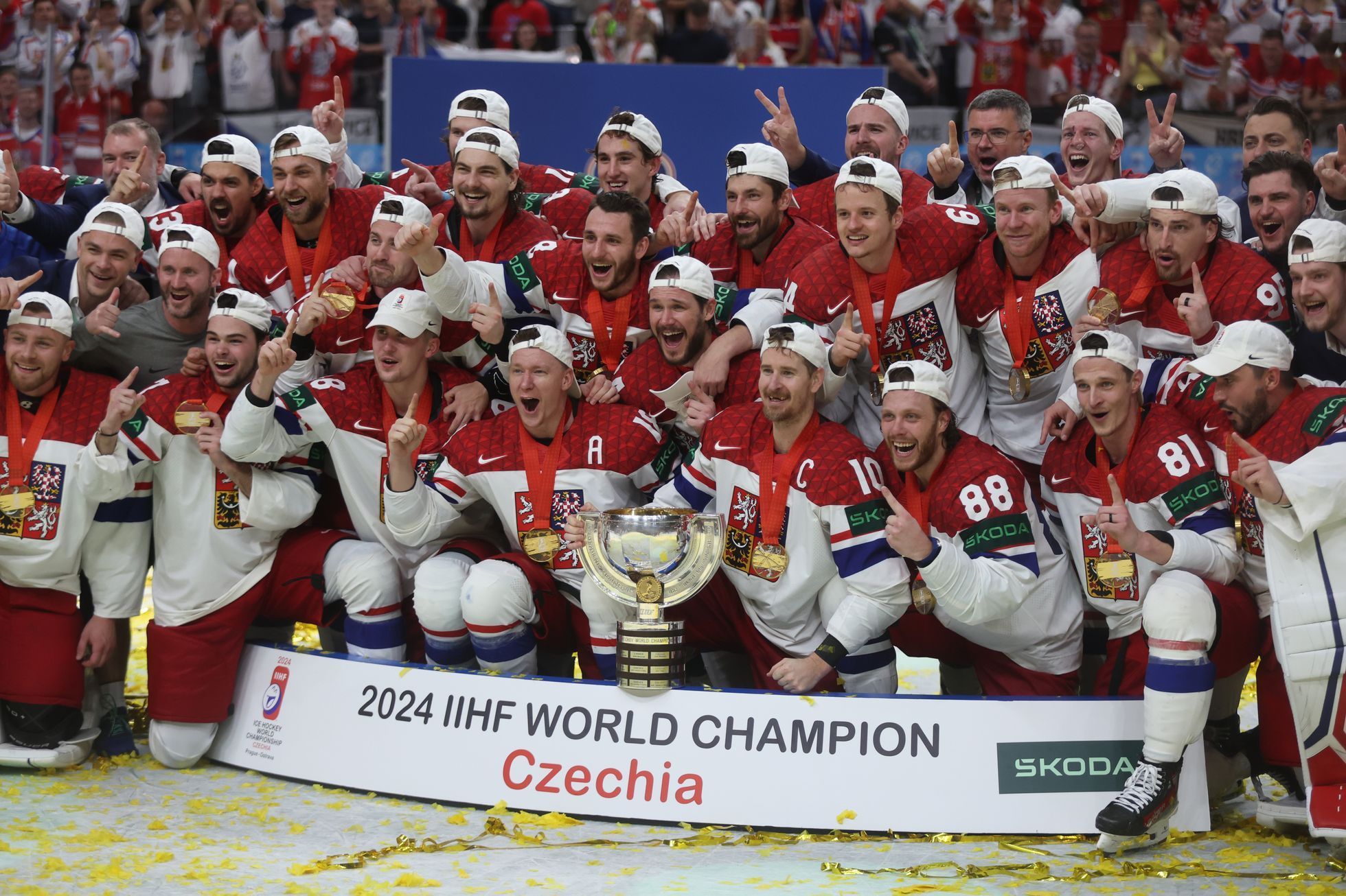 Čeští hokejisté, mistři světa 2024