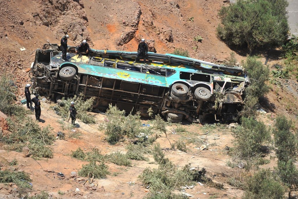 Peru nehoda autobus