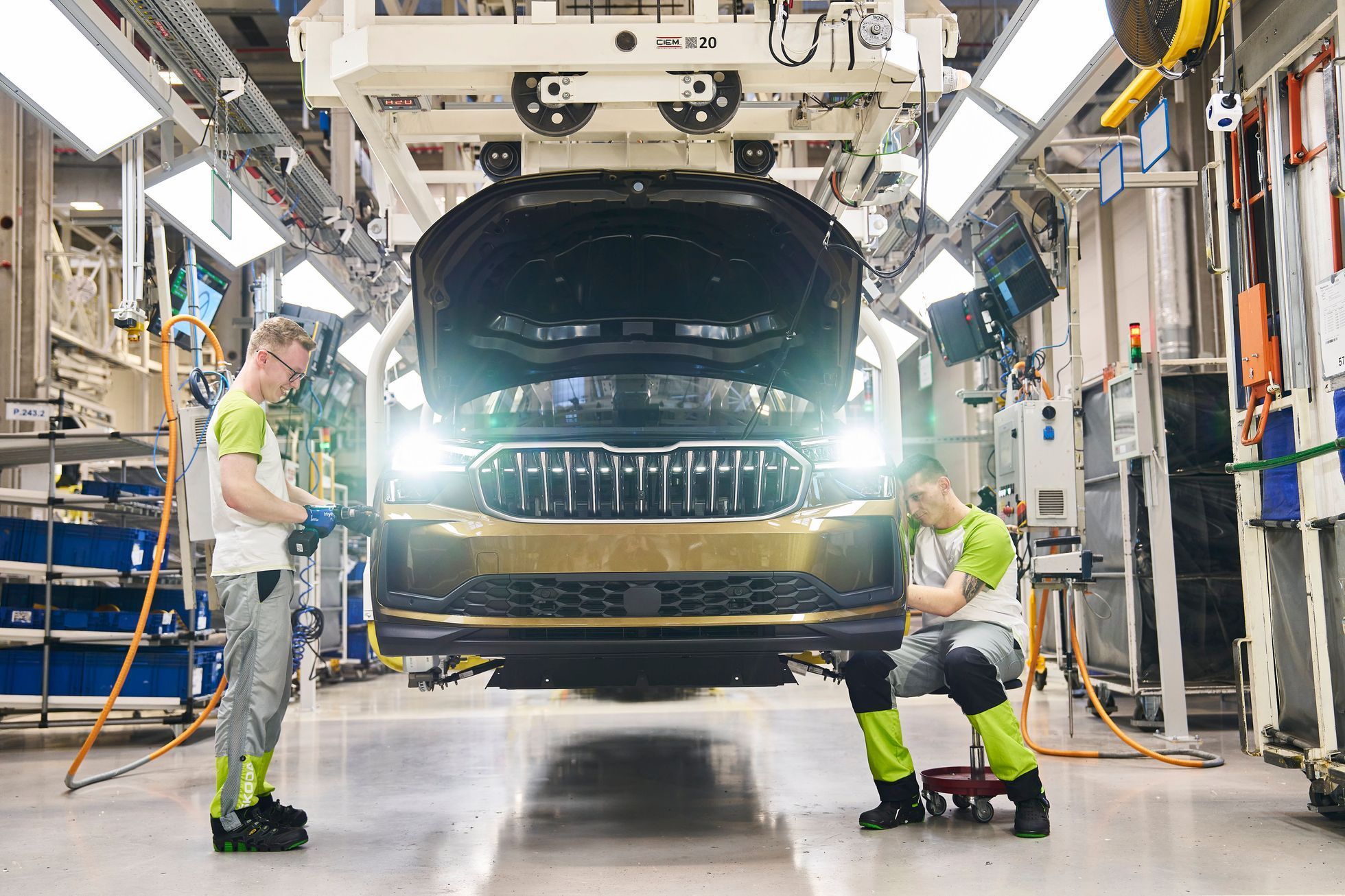 Škoda Kodiaq výroby Kvasiny