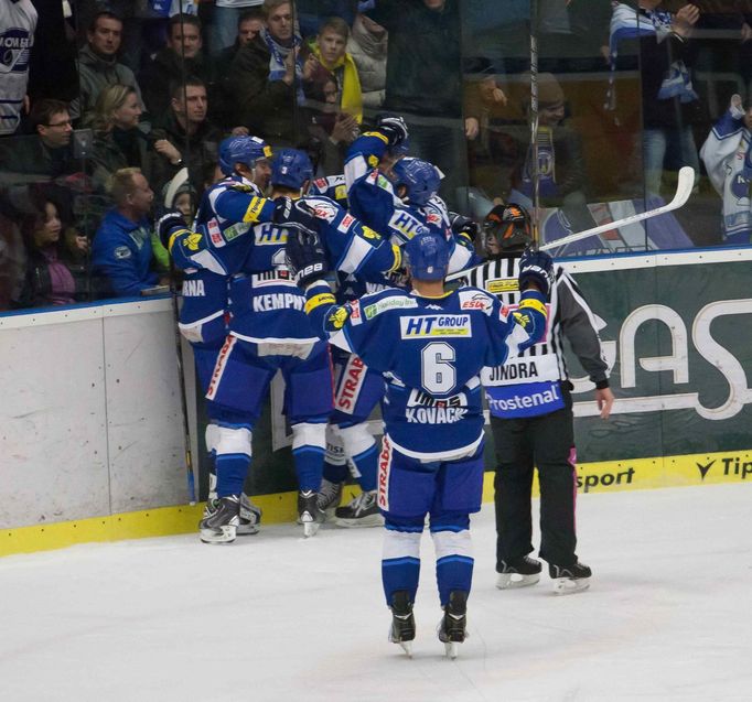 Zlín vs. Brno, utkání hokejové extraligy