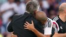 Real-Barcelona: Carlo Ancelotti  a Pepe slaví gól