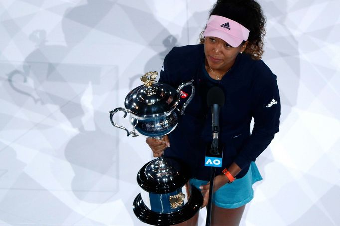 Naomi Ósakaová ve finále Australian Open 2019.