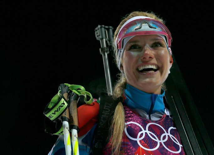 Soči 2014, biatlon hromadný start Ž: Gabriela Soukalová