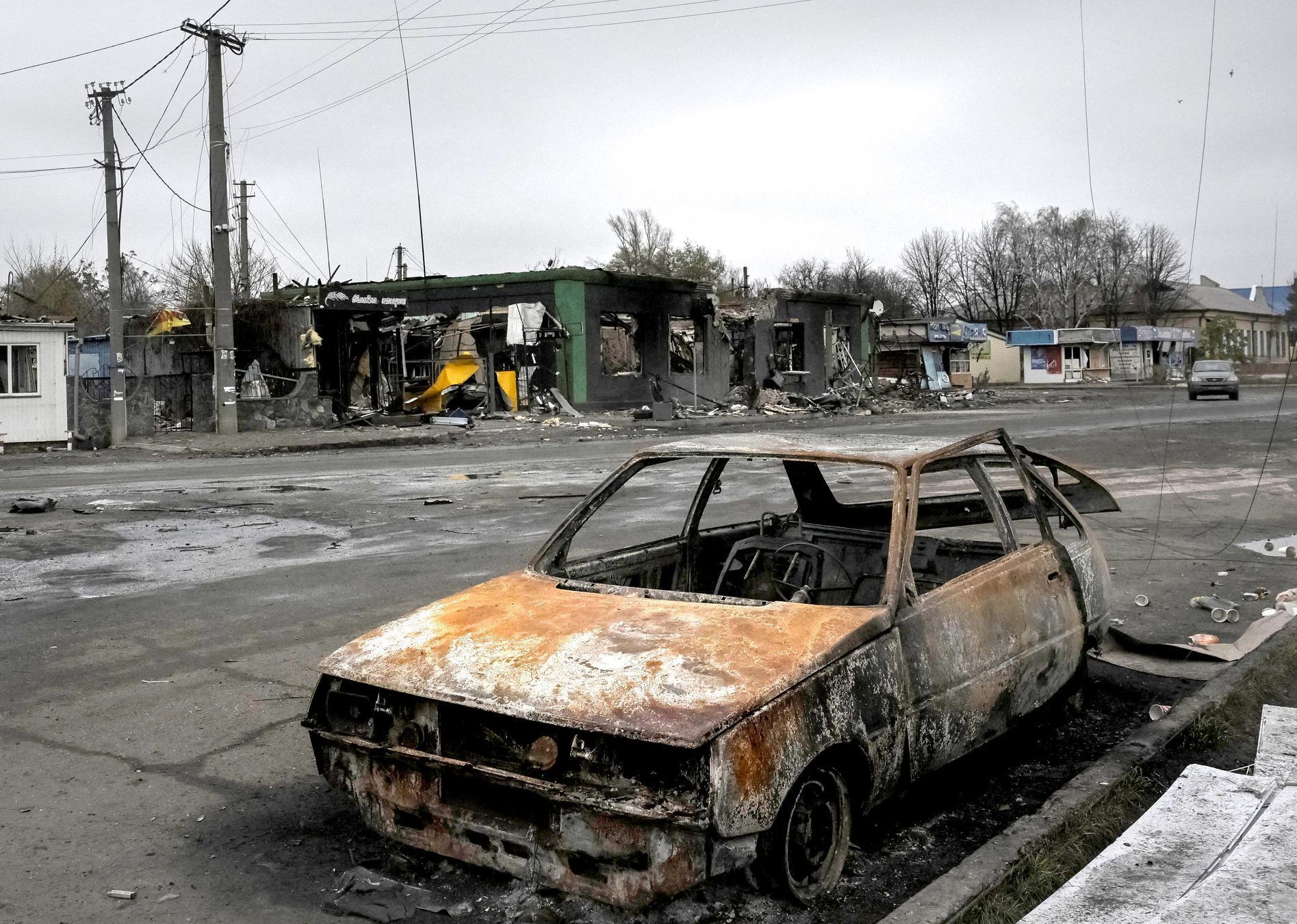 Ukrajina, Rusko, válka, civilisté, evakuace, drony