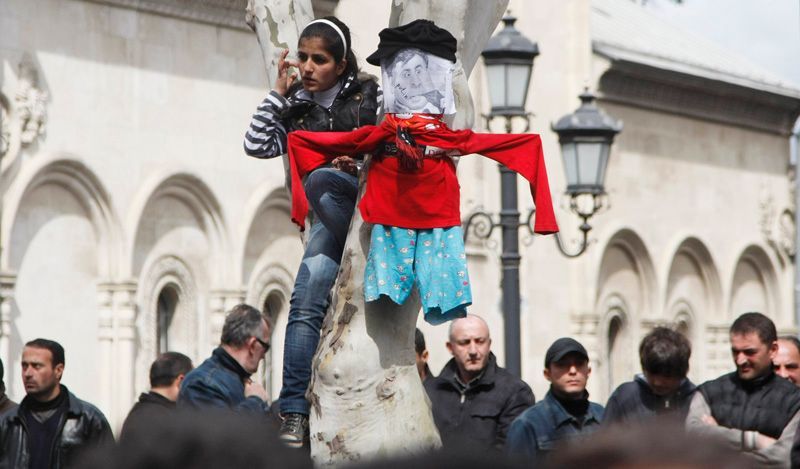 Protesty v Gruzii