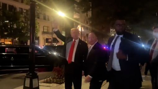 Donald Trump se vyhýbal odpovědi novinářům na otázky ohledně ruských dronů ve vzdušném prostoru Polska