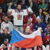 Čeští fanoušci v zápase Česko - Lotyšsko na MS 2019