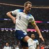 Harry Kane slaví gól ve čtvrtfinále MS 2022 Anglie - Francie