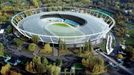 Takhle má vypadat Slezský stadion v Chorzově v roce 2010.