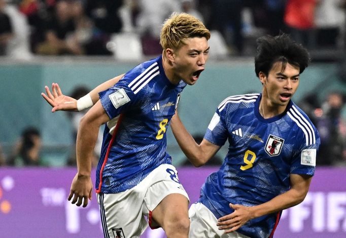 Radost japonských fotbalistů