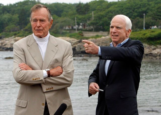 McCain a H.W. Bush