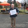 Demonstrace občanů Horního Jiřetína