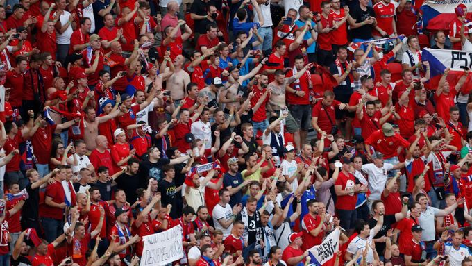 Čeští fanoušci v osmifinále Eura 2020