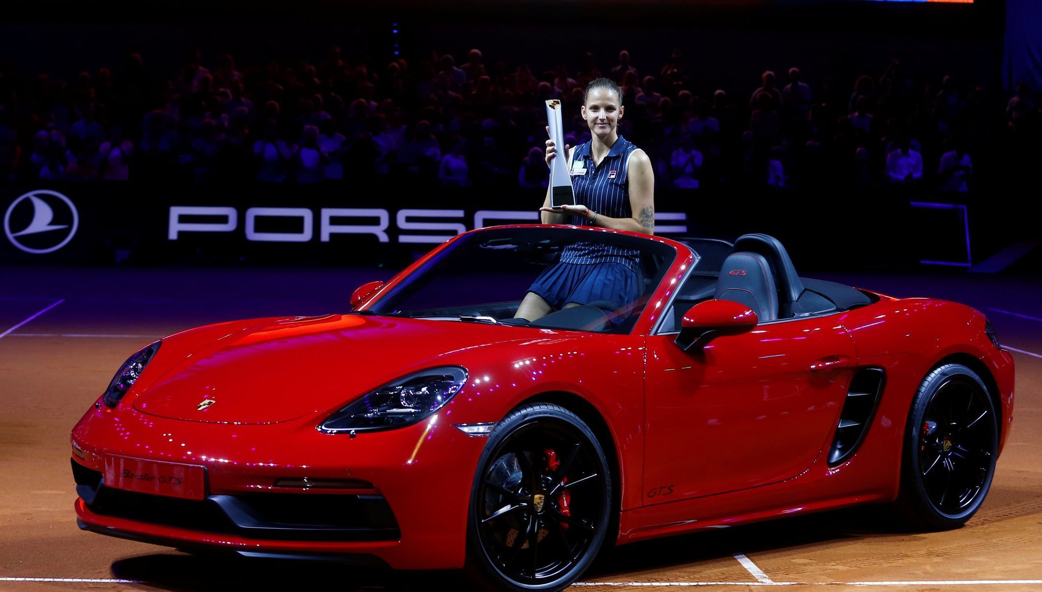 Karolína Plíšková ve finále turnaje ve Stuttgartu 2018