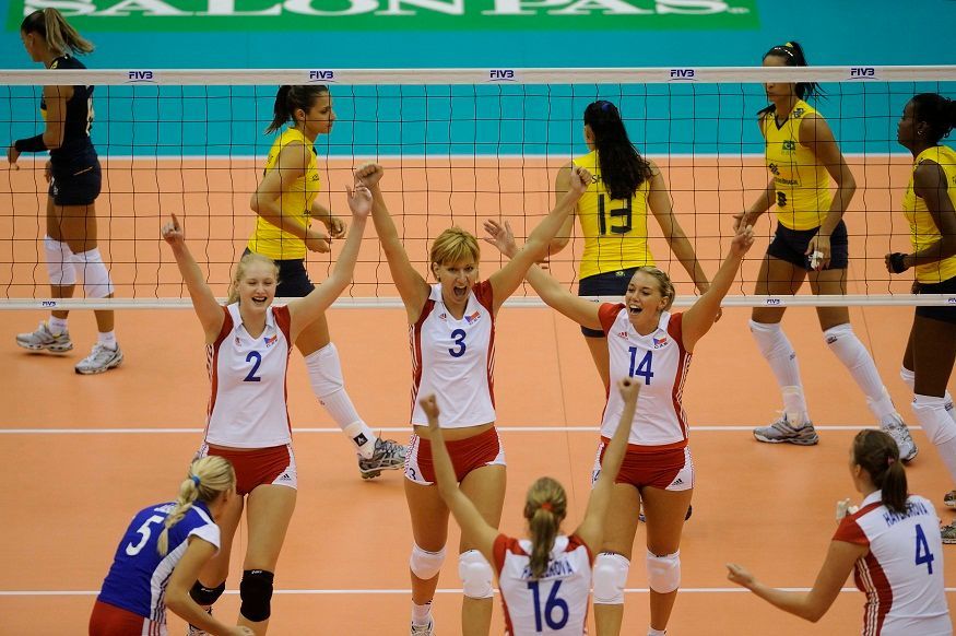 Česko - Brazílie: Volejbalistky Česka