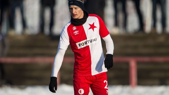 Podívejte se na obrázky z přípravného zápasu fotbalistů Slavie, kteří porazili Vyšehrad 5:1.