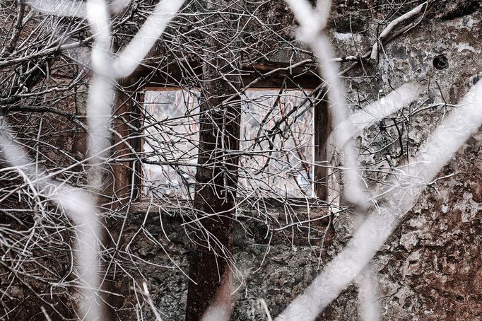 Zaniklá vesnice Pelhřimovy na česko-polské hranici poblíž Města Albrechtice