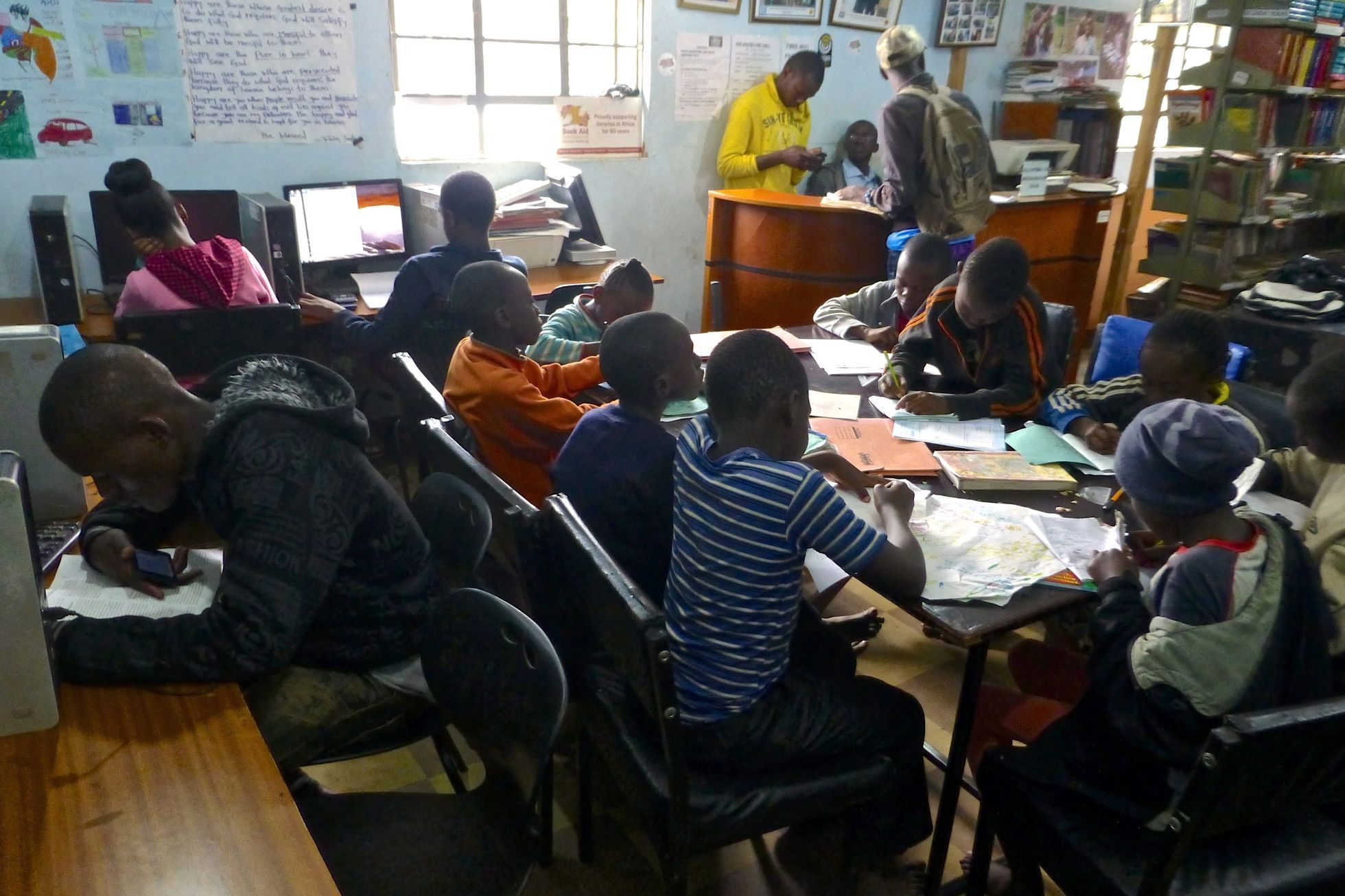 Slum Kibera v Keni