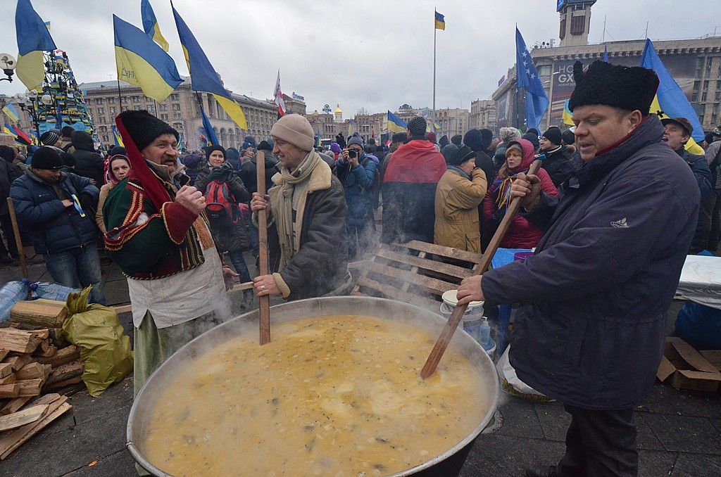 Demonstrace v Kyjevě