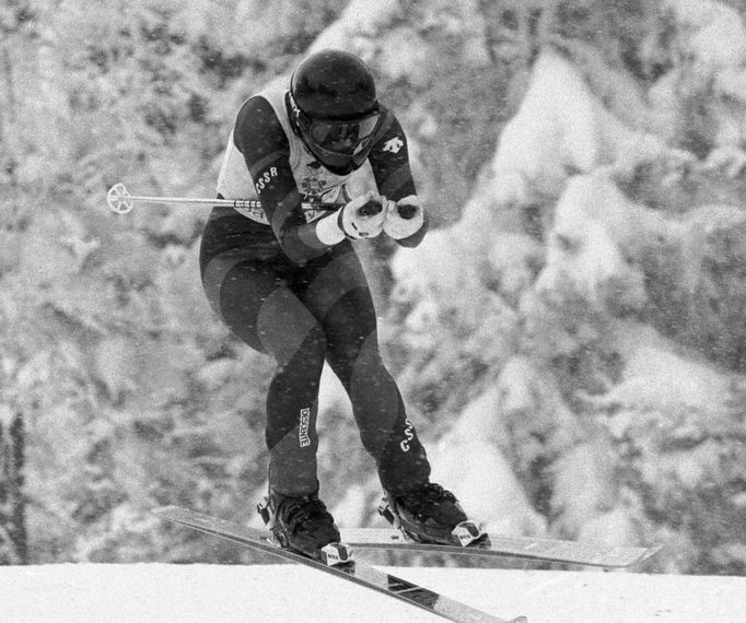 Olga Charvátová na ZOH 1984.