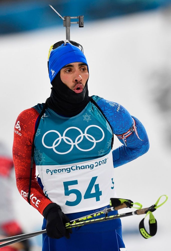 ZOH 2018, stíhačka M: Martin Fourcade