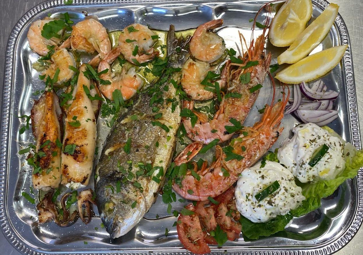 Agapi mou taverna Jablonec mořské plody specialita Řecko