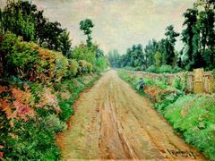 Cesta v Giverny (Claude Monet při odpočinku na cestě), 1894