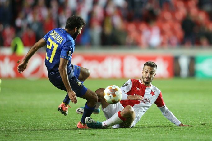 EL, Slavia-Maccabi: Jakub Hromada - Ofir Davidzada