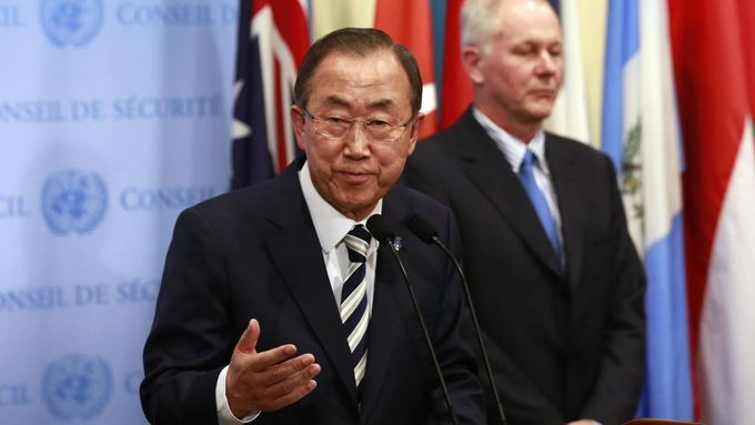 Generální tajemník OSN Pan Ki-mun označil použití sarinu 21.srpna za válečný zločin.