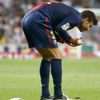 Gerard Piqué ve finále španělského superpoháru Real - Barcelona