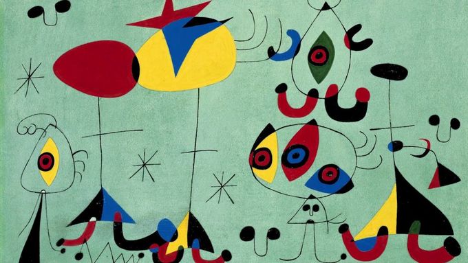 Přehlídka děl Joana Miróa v Grand Palais potrvá do 4. února.