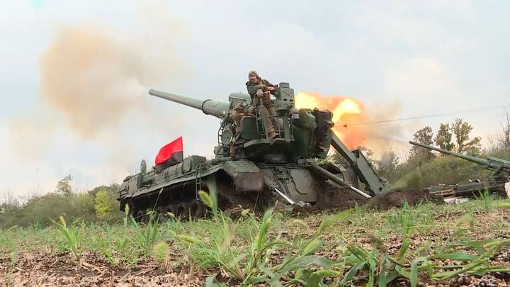 "Ideální na rakev protivníka." Ukrajinci ukázali dělo, kterým ničí klíčové cíle; Zdroj foto: Rádio Svobodná Evropa