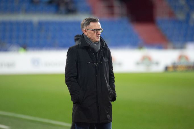 Fortuna:Liga 2019/20, Ostrava - Jablonec: Trenér Baníku Luboš Kozel.