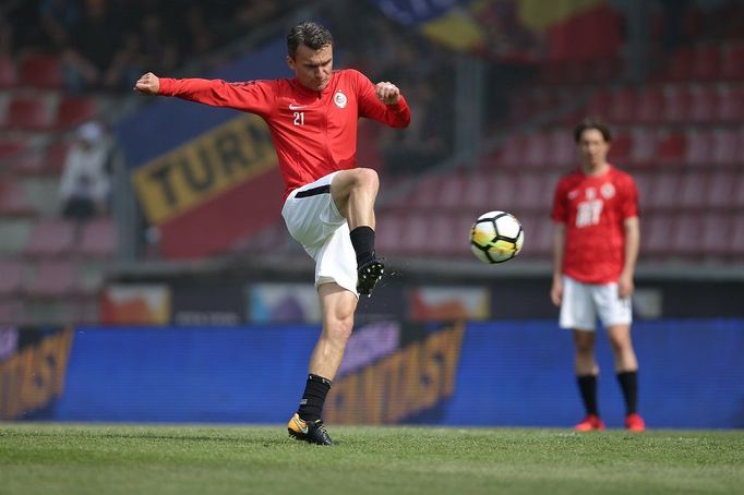 Sparta vs. Olomouc, loučící se David Lafata