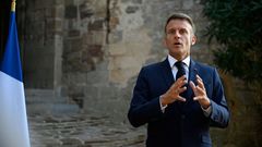 Videoconference between Emmanuel Macron and the coalition of volunteers