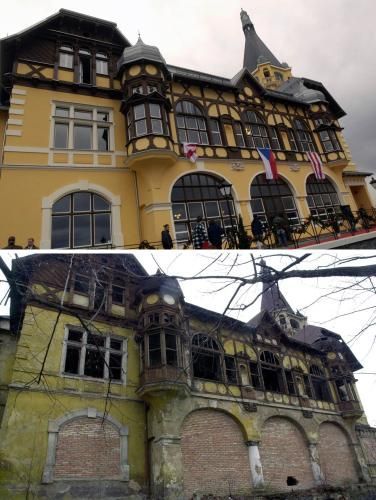 Opravený zámek Větruše