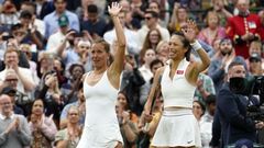 Barbora Strýcová a Sie Šu-wej v semifinále čtyřhry Wimbledonu 2023
