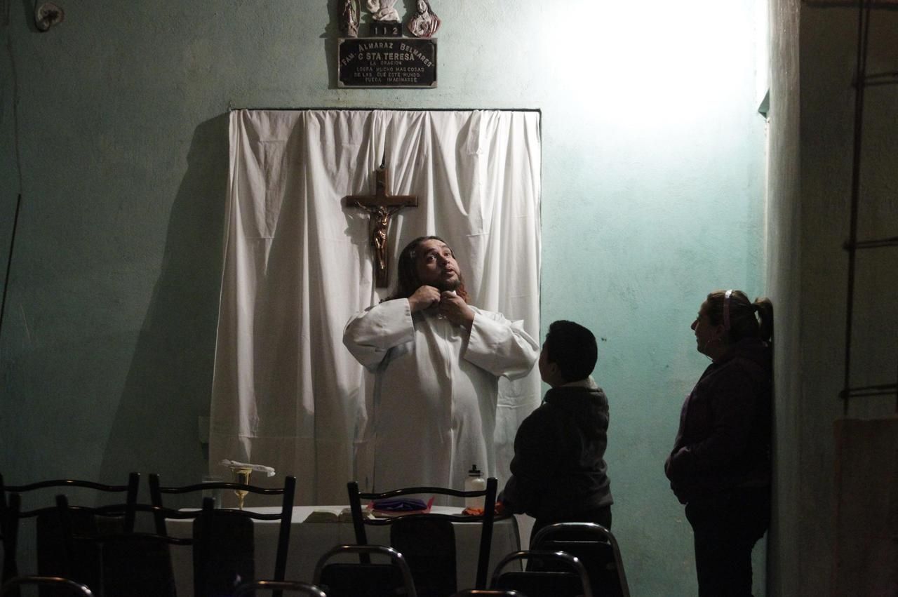 Fotogalerie: Metalista knězem? V Mexiku je to možné.