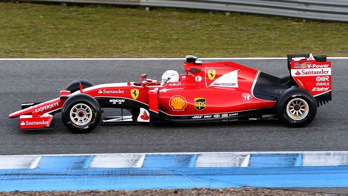 F1, testy v Jerezu 2015: Sebastian Vettel, Ferrari