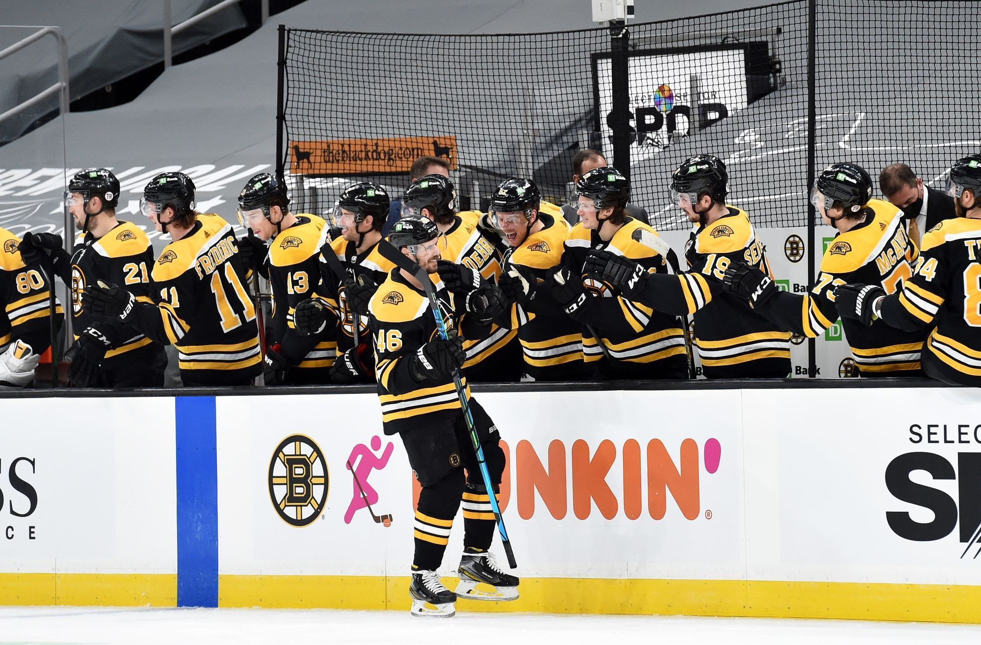 hokej, NHL 2021, New York Rangers at Boston Bruins, David Krejčí