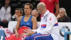 Fed Cup 2018, 1. kolo: Česko - Švýcarsko