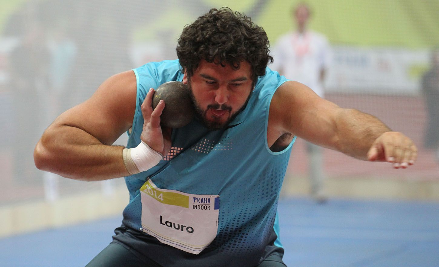 Praha Indoor 2014: Germán Lauro (vrh koulí)