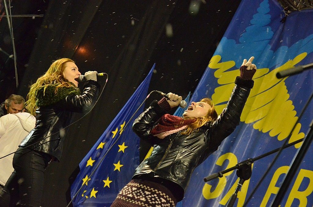 Demonstrace v Kyjevě